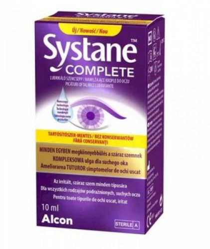 Systane Complete Tartósítószer mentes 10 ml